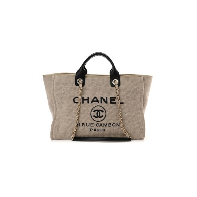CHANEL MIXED FIBERS MEDIUM DEAUVILLE TOTE 1189087 (38*28*20cm)